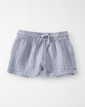 B&eacute;b&eacute; gar&ccedil;on - Ensemble 2 pi&egrave;ces en coton biologique &agrave; rayures, 