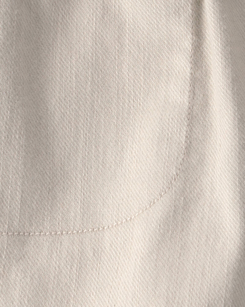 Toddler Boy Twill Shorts - Light Khaki, image 3 of 4 slides