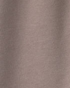 Tout-petit gar&ccedil;on - Ensemble 2 pi&egrave;ces haut manches longues en molleton &agrave; carreaux et pantalon - Gris/Blanc, image 4 sur 4 diapositives