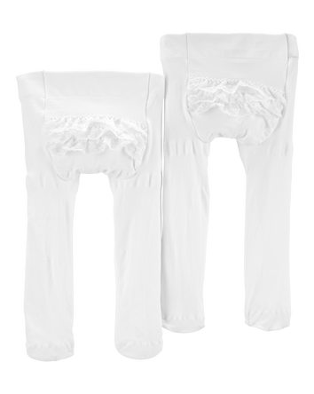 Baby 2-Pack Ruffle Tights, 