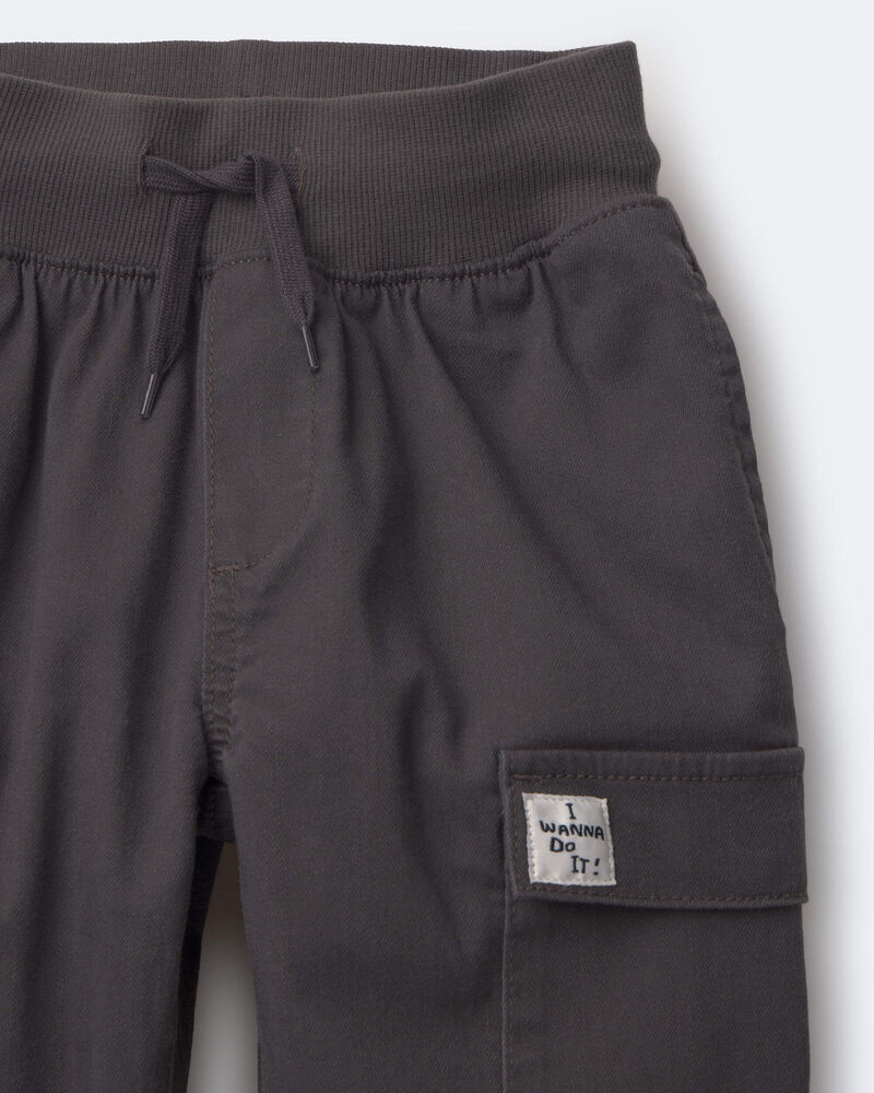 Tout-petit gar&ccedil;on - Pantalon cargo - Gris fonc&eacute;, image 3 sur 3 diapositives