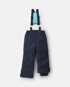 Girls 2 Piece Puffer  Snowsuit- Blue, image 3 of 13 slides