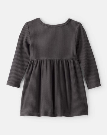 Bébé fille - Robe à manches longues – Noir, 