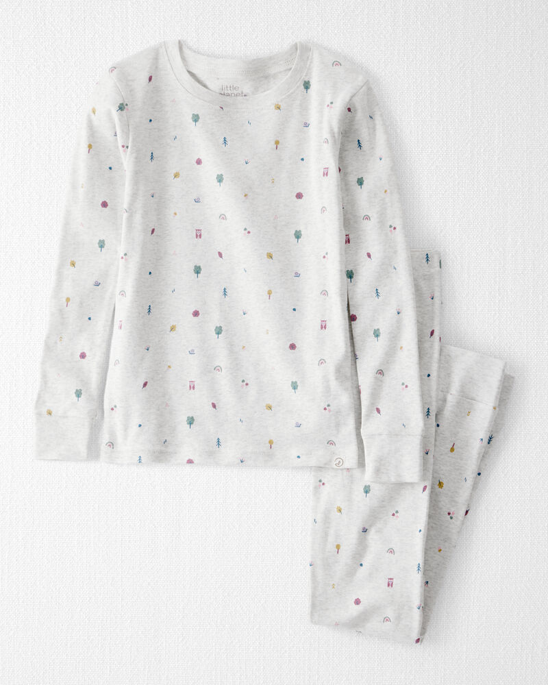 Kid Organic Cotton Pyjamas in Icon Print, image 1 of 4 slides