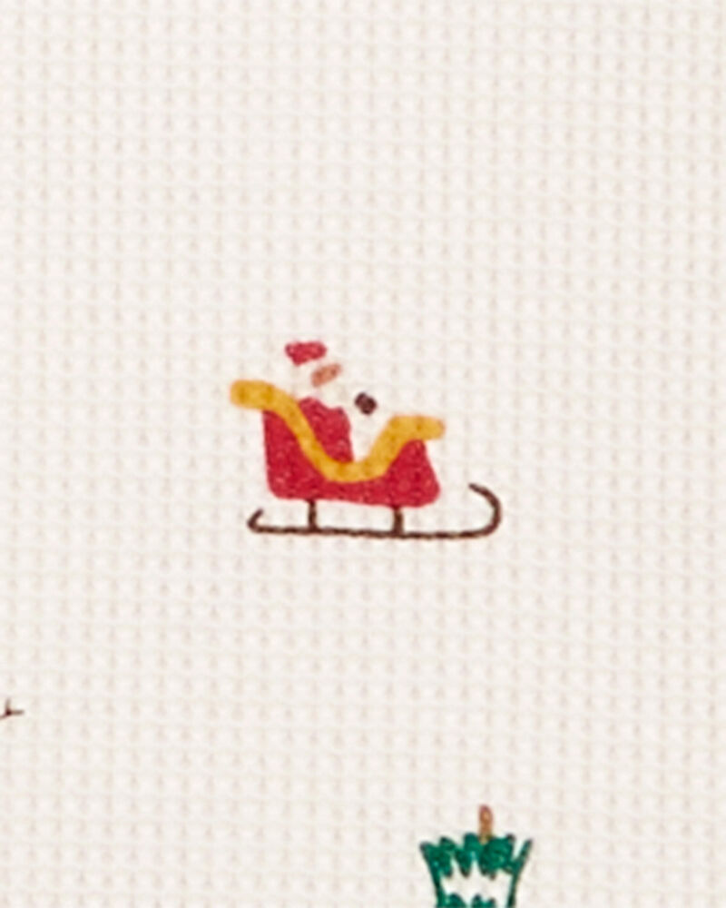 Adult 2-Piece Christmas Thermal Pyjamas, image 2 of 4 slides