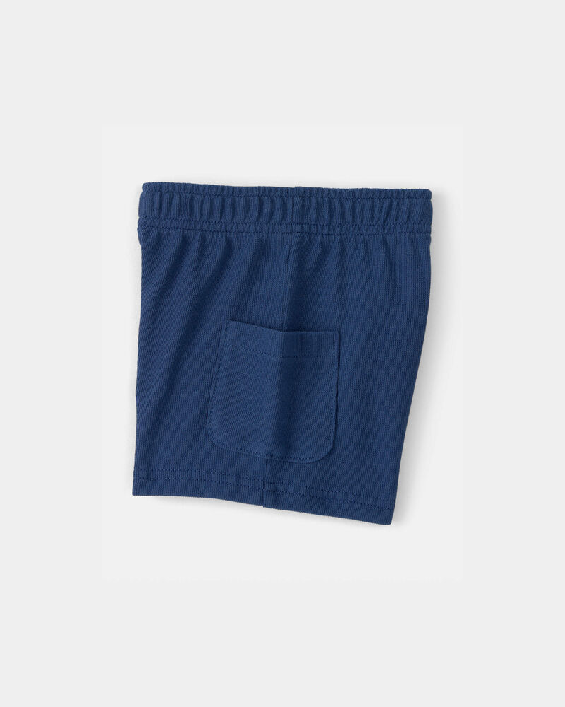 Toddler Boy 2-Piece Car Top & Short Set - Blue, image 2 of 6 slides