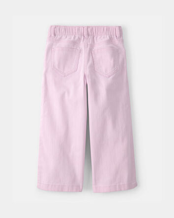 Tout-petit fille - Pantalon &agrave; jambes larges avec cordon de serrage - Rose, 