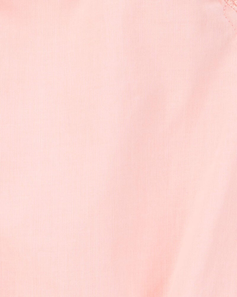Kid Solid Sleeveless Fashion Top - Pink, image 2 of 3 slides