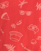 Baby Boy Summer Tee - Orange, image 2 of 3 slides