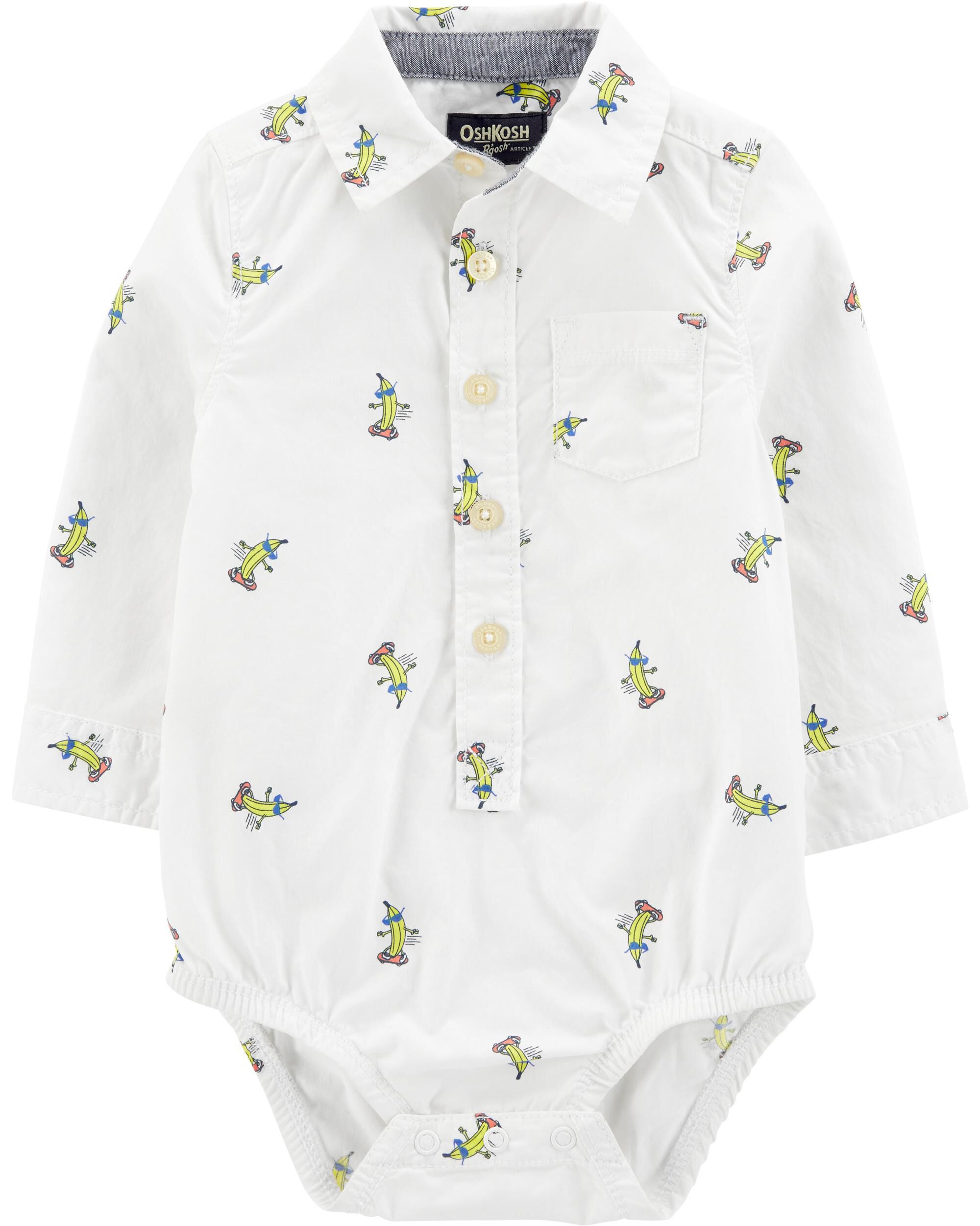 baby boy button up bodysuit
