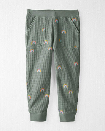 Toddler 2-Piece Organic Cotton Waffle Knit Top & Pant Set, 