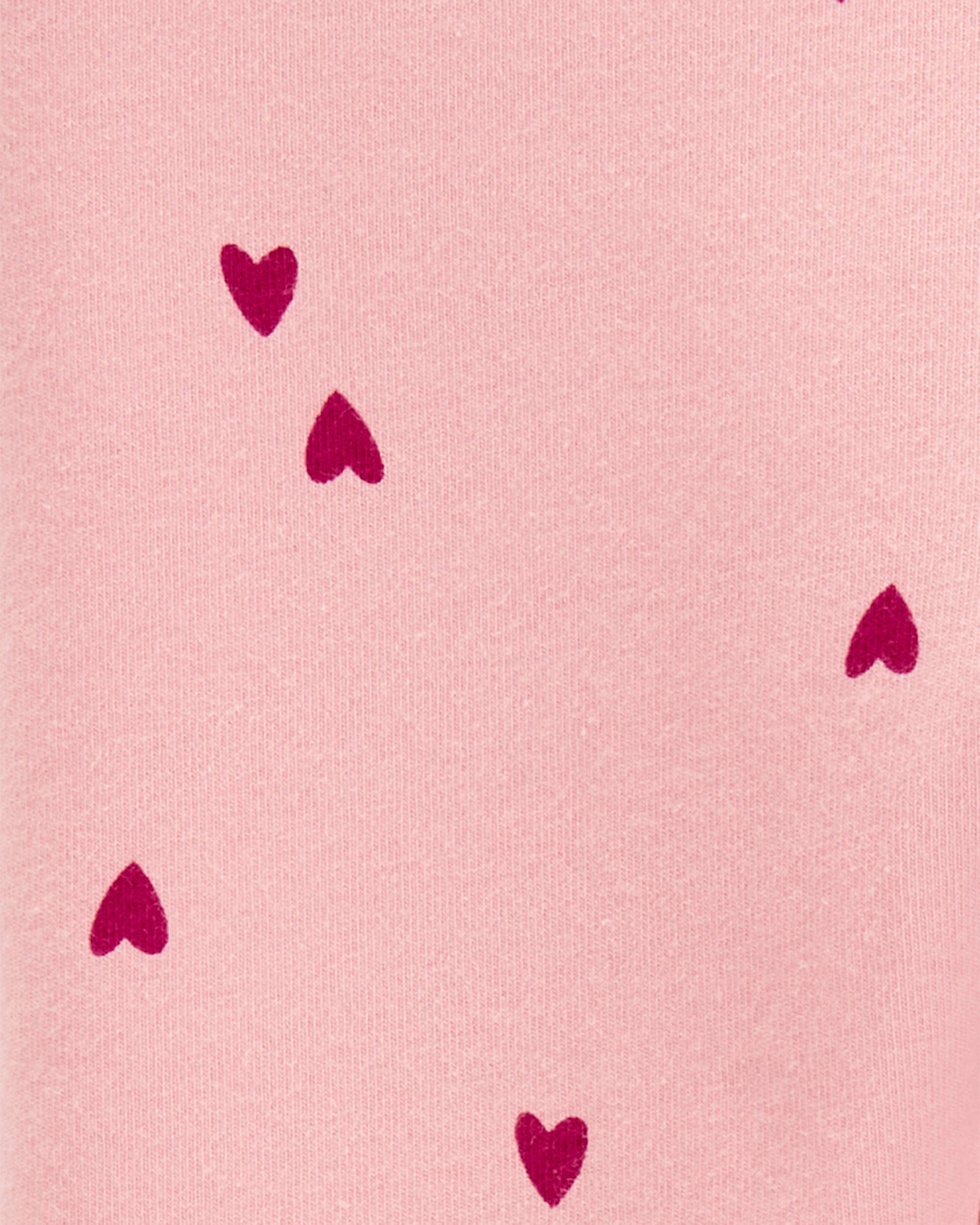 Pink Toddler Heart Leggings Carter s Oshkosh Canada