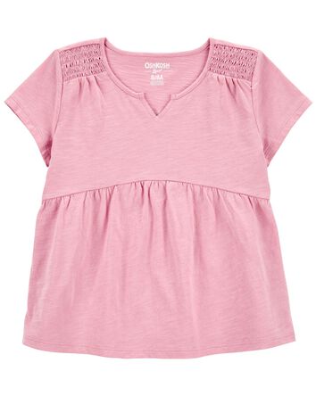Smocked Jersey Top, 