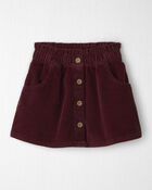 Toddler Girl Organic Cotton Corduroy Skirt, image 1 of 3 slides