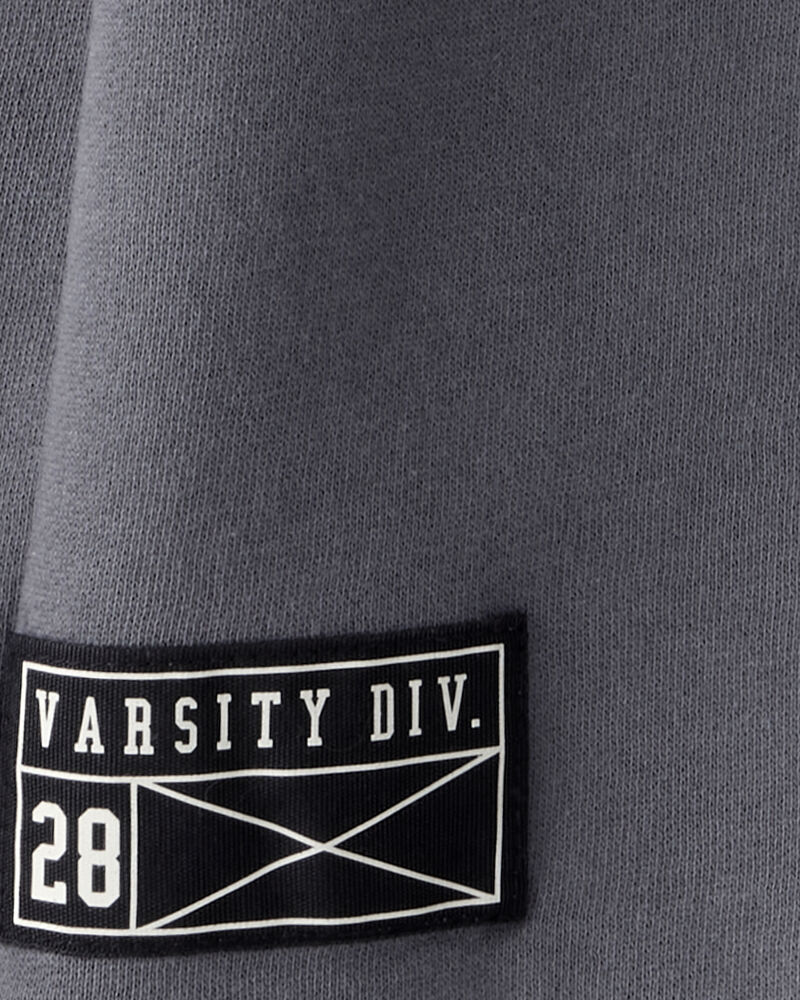 Boys Colour-Block Pullover Sweatshirt - Black, image 2 of 3 slides