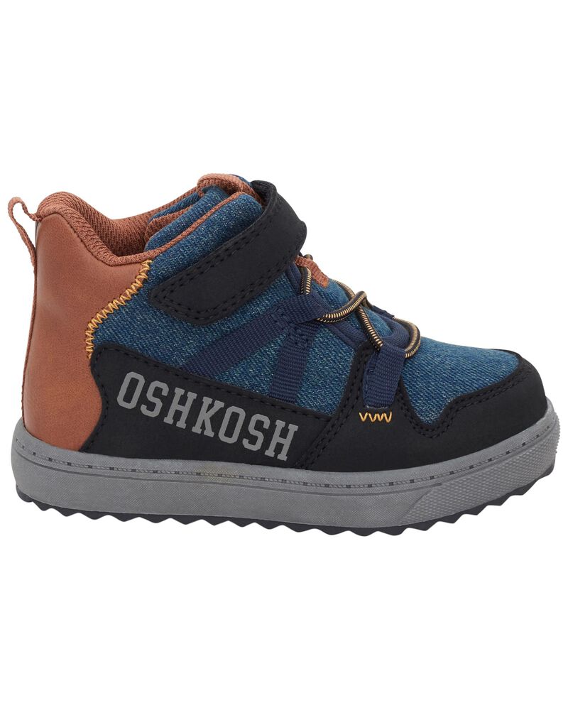 Toddler Denim Logo Sneakers, image 2 of 7 slides