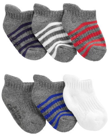 Baby 6-Pack Ankle Socks, 