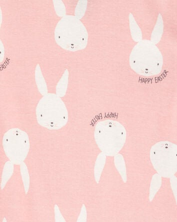 Baby 2-Piece Bunny 100% Snug Fit Cotton Pyjamas - Pink, 