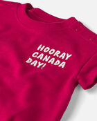 B&eacute;b&eacute; - Cache-couche en coton biologique &laquo;f&ecirc;te du Canada&raquo;, image 2 sur 3 diapositives