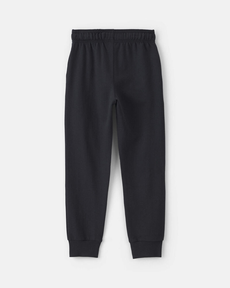Boys French Terry Joggers - Black, image 2 of 4 slides