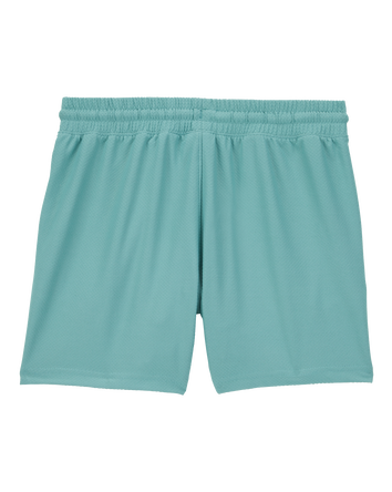 Kid Solid Woven Shorts - Green, 