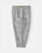 Baby Boy 2-Piece 'Little Buddy' Bodysuit & Pant Set - Red/Grey, image 4 of 7 slides