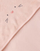 Baby Girl 2-Pack Bunny Terry Towels - Pink, image 4 of 4 slides
