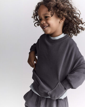 Toddler Otter Sweatshirt™ with Pockets - Dark Grey, 