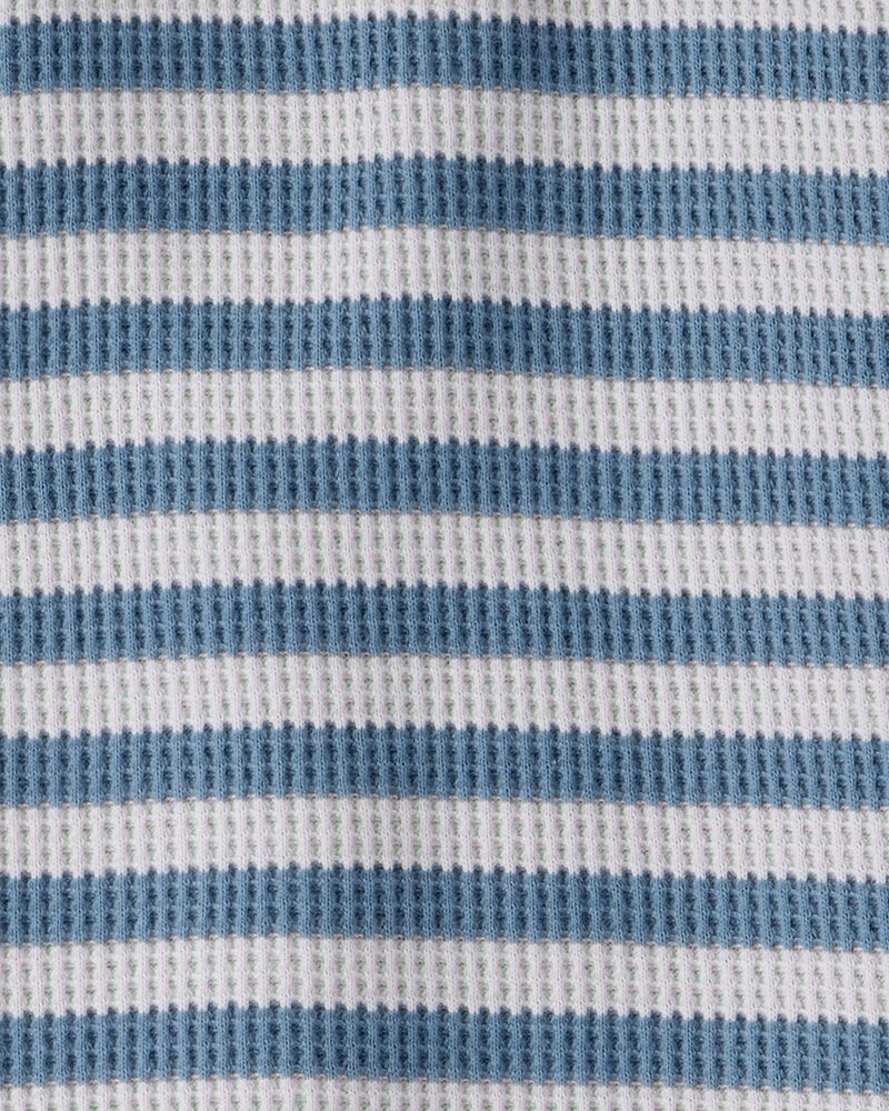 Tout-petit - Pyjama rayé en coton biologique, image 3 sur 5 diapositives