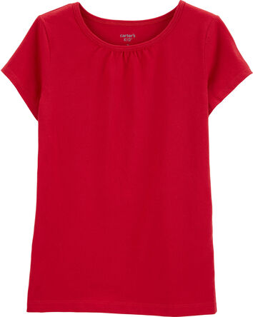 Red Cotton Tee, 