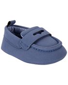 Chambray Loafer Baby Shoes, image 1 of 6 slides