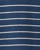 Toddler Waffle Knit Set Made With Organic Cotton in Stripes
, image 3 of 4 slides