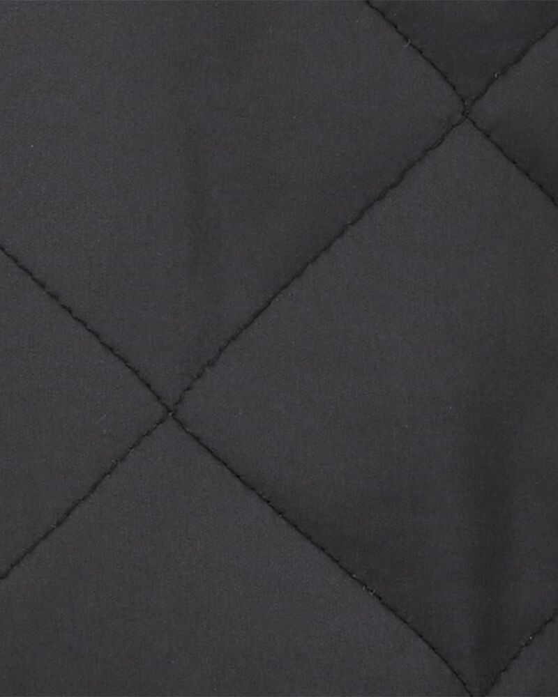 Toddler Quilted Fleece Lined Jacket, image 3 of 3 slides