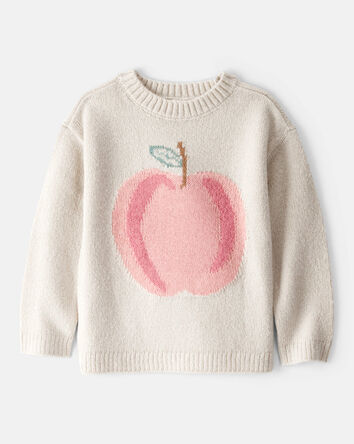 Tout-petit fille - Chandail à manches longues Apple – Ivoire, 