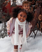 Toddler Floral Mohair-Like Sweatshirt, image 3 of 4 slides