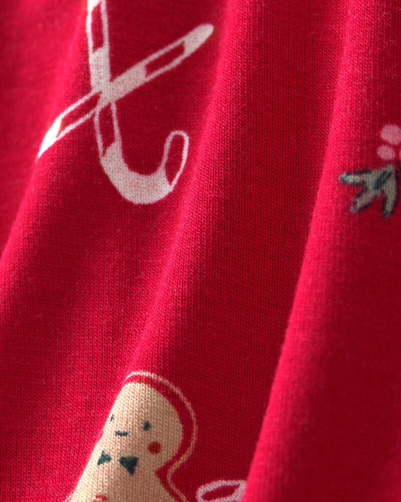 B&eacute;b&eacute; - Ensemble 2 pi&egrave;ces PurelySoft cache-couche manches longues et pantalon &agrave; th&egrave;me No&euml;l &ndash; Rouge, image 4 sur 5 diapositives
