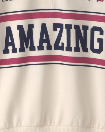 Kids &copy;Marvel Spiderman French Terry Pullover Sweatshirt - Cream, 