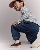 Tout-petit - Pantalon de jogging en denim &laquo;Splish, Splash&raquo; - Bleu, image 4 sur 7 diapositives
