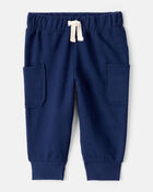 Baby Boy 2-Piece Sports Long-Sleeve Bodysuit & Pant Set - Grey/Blue, image 3 of 7 slides
