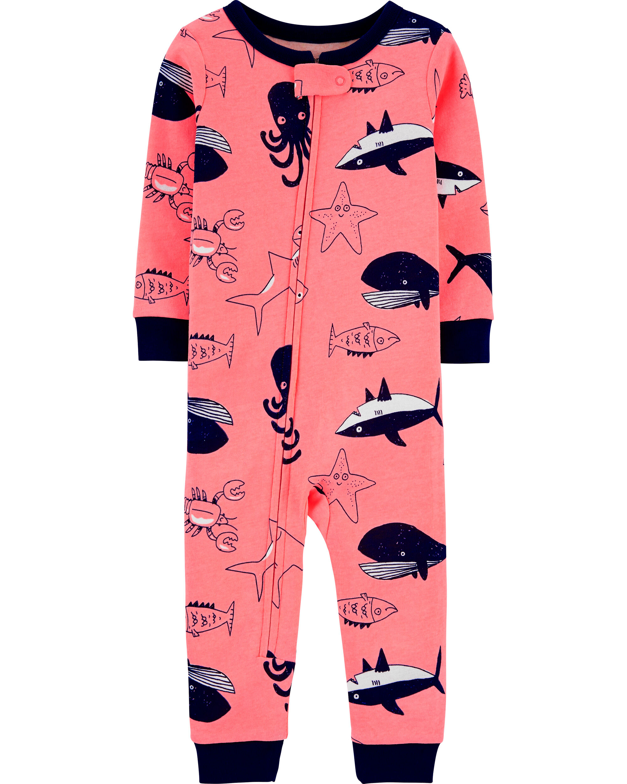 Toddler Boy 1 Piece Whale Snug Fit Cotton Footless Pjs Carter S Oshkosh Canada