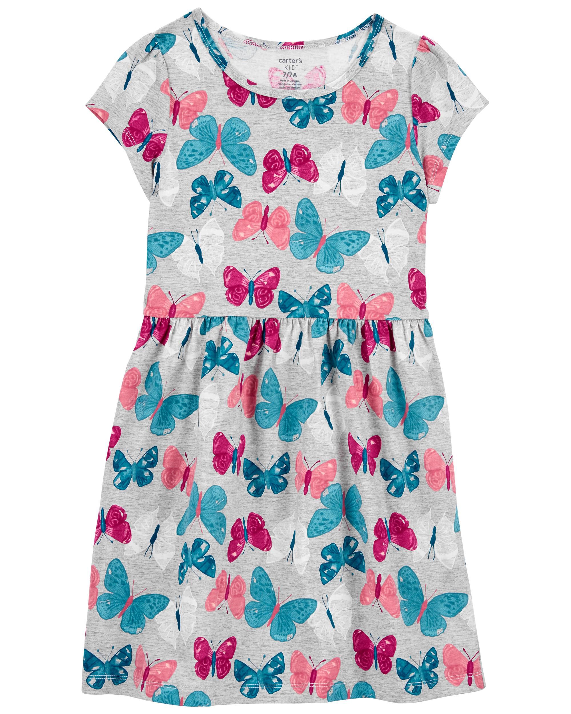 Butterfly Jersey Dress