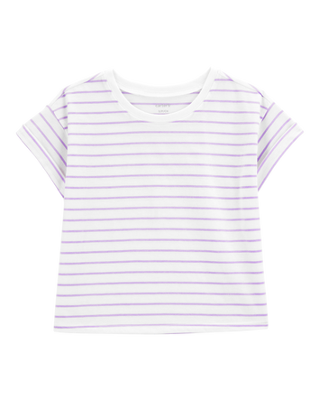 Kid Striped Short-Sleeve Fashion Top, 