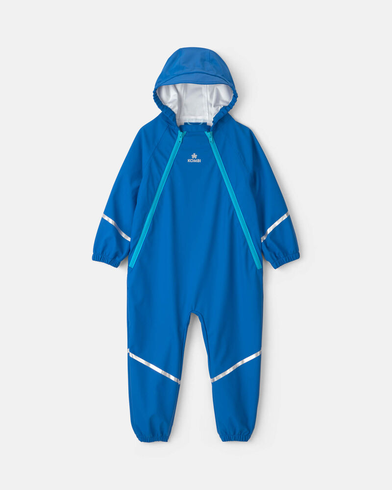 Toddler Boy Kombi Light Weight 1pc Rain Suit - Blue, image 1 of 4 slides
