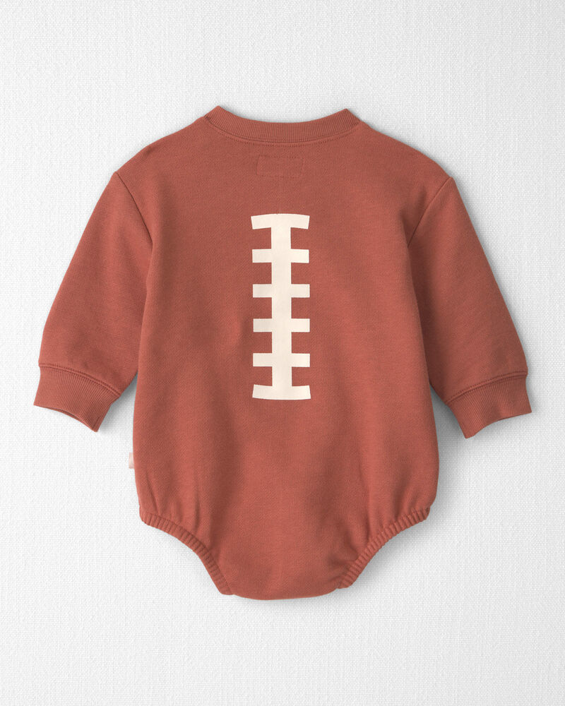 Baby Organic Cotton 'Game Day' French Terry Graphic Bubble, image 2 of 6 slides