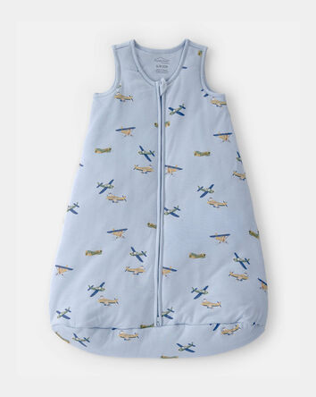 B&eacute;b&eacute; gar&ccedil;on - Couverture &agrave; porter &agrave; fermeture &agrave; glissi&egrave;re 2 sens, avion - Bleu, 