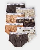 Boys 7-Pack Dino Print Brief Underwear, image 1 of 2 slides