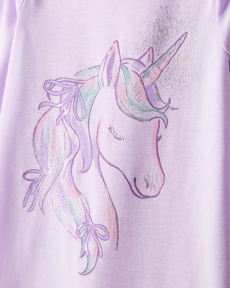 Girls 2-Pack Unicorn Nightgowns, image 2 of 4 slides