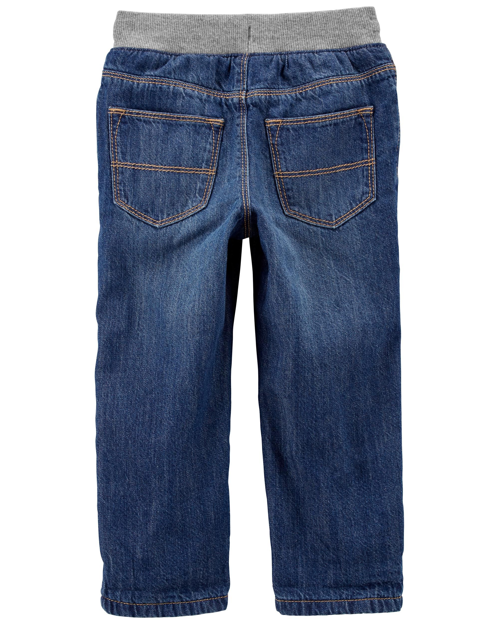 Fleece lined jeans cheap 4t
