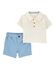Blue/Ivory