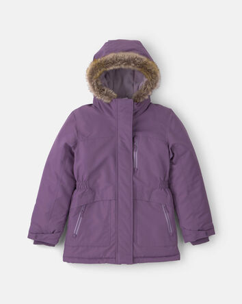 Girls  Winter Parka- Purple, 